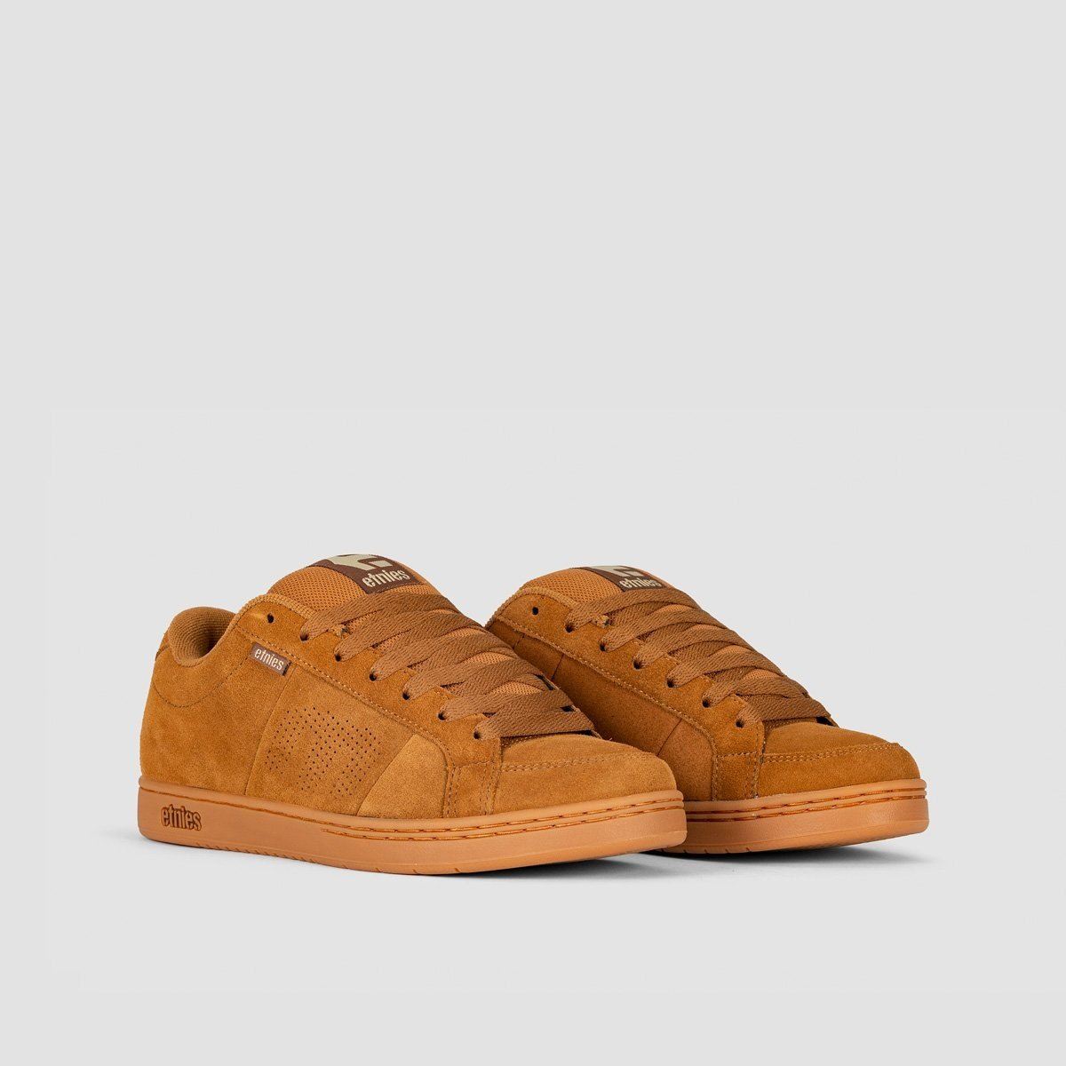 Etnies Kingpin Shoes - Brown/Gum/Gold