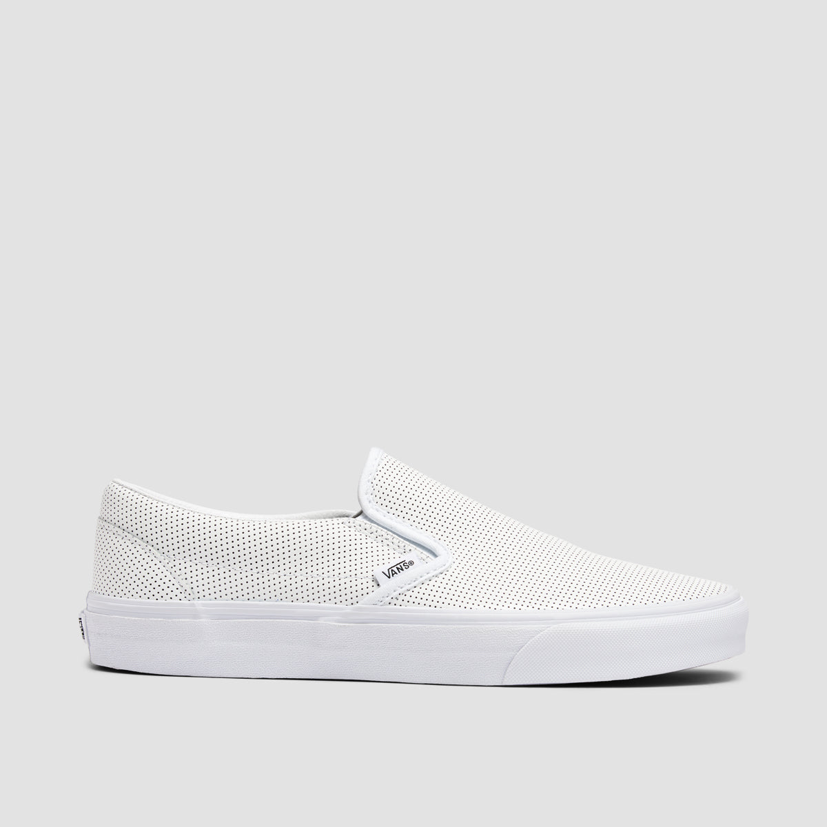 Vans Classic Slip-On Shoes - Perf Leather White