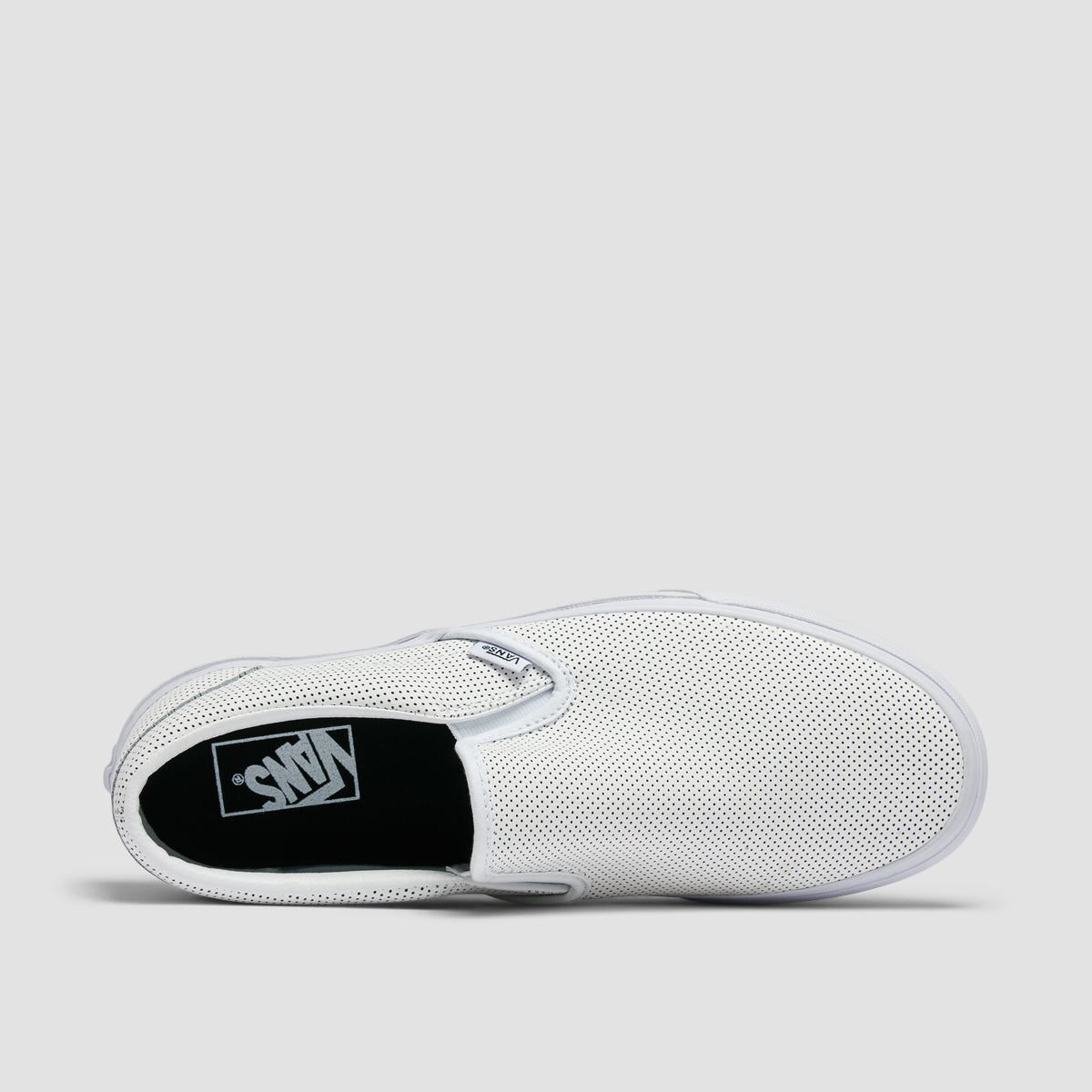 Vans Classic Slip-On Shoes - Perf Leather White