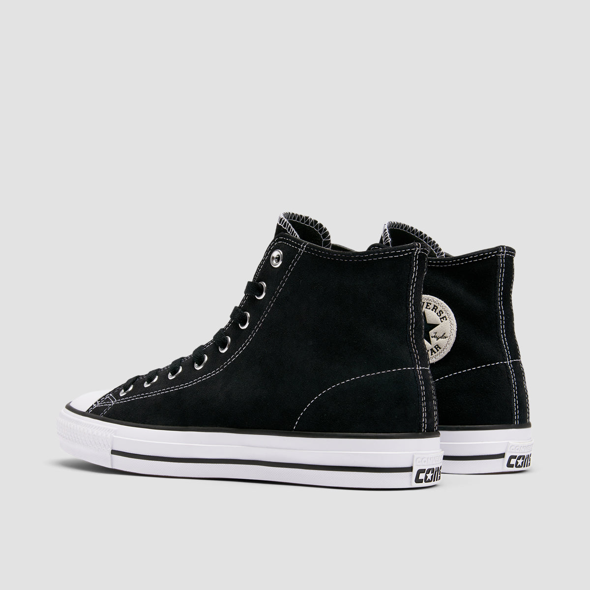 Converse Chuck Taylor All Star Pro High Top Shoes - Black/Black/White