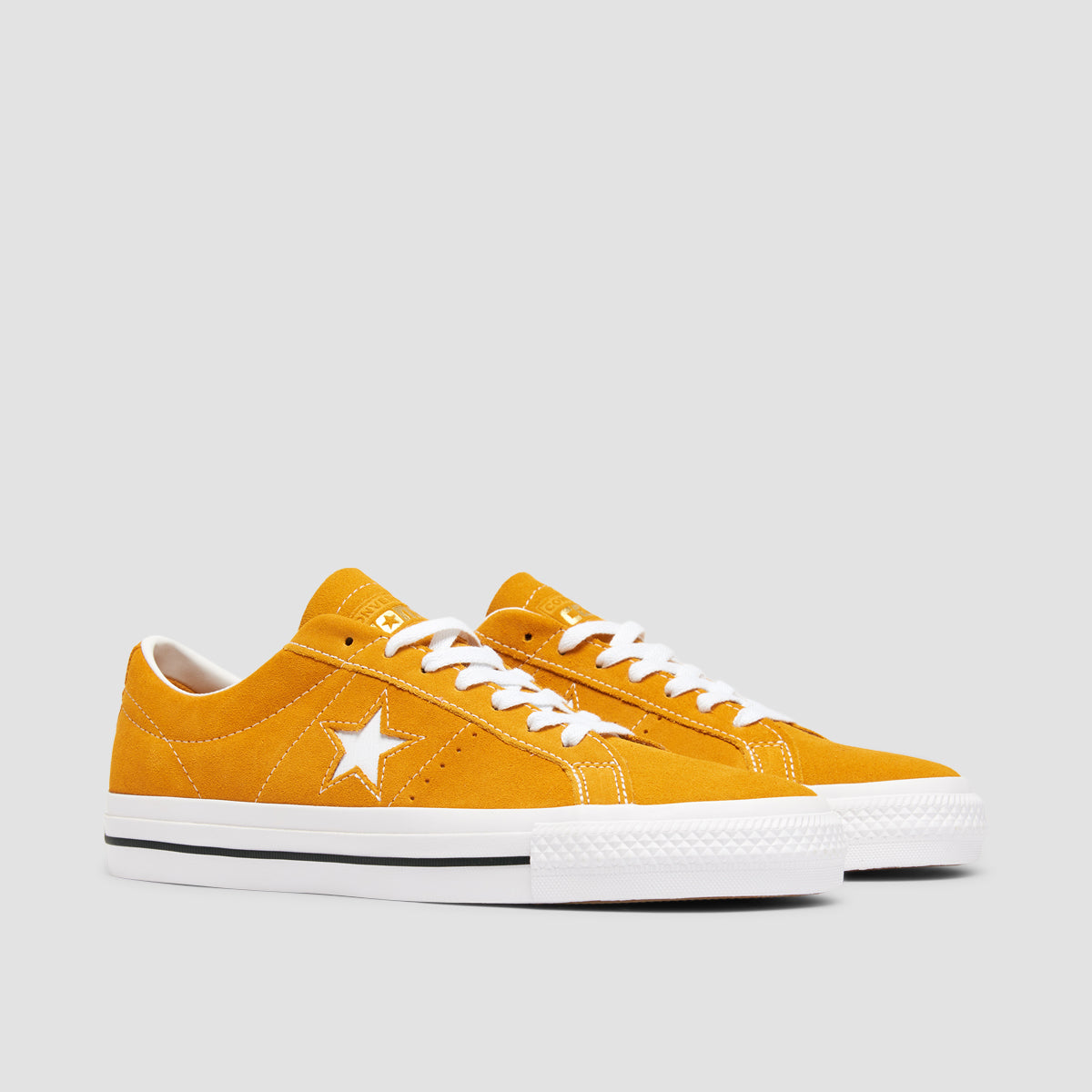 Converse One Star Pro Shoes - Sunflower Gold/White/Black