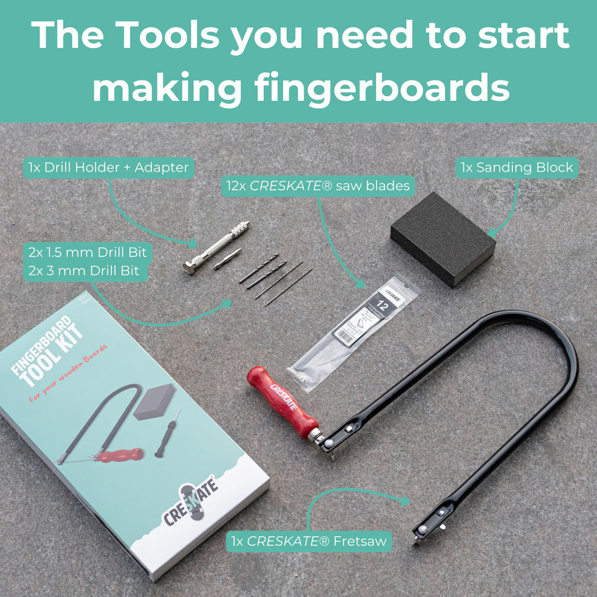 CRESKATE Fingerboard Tool Kit