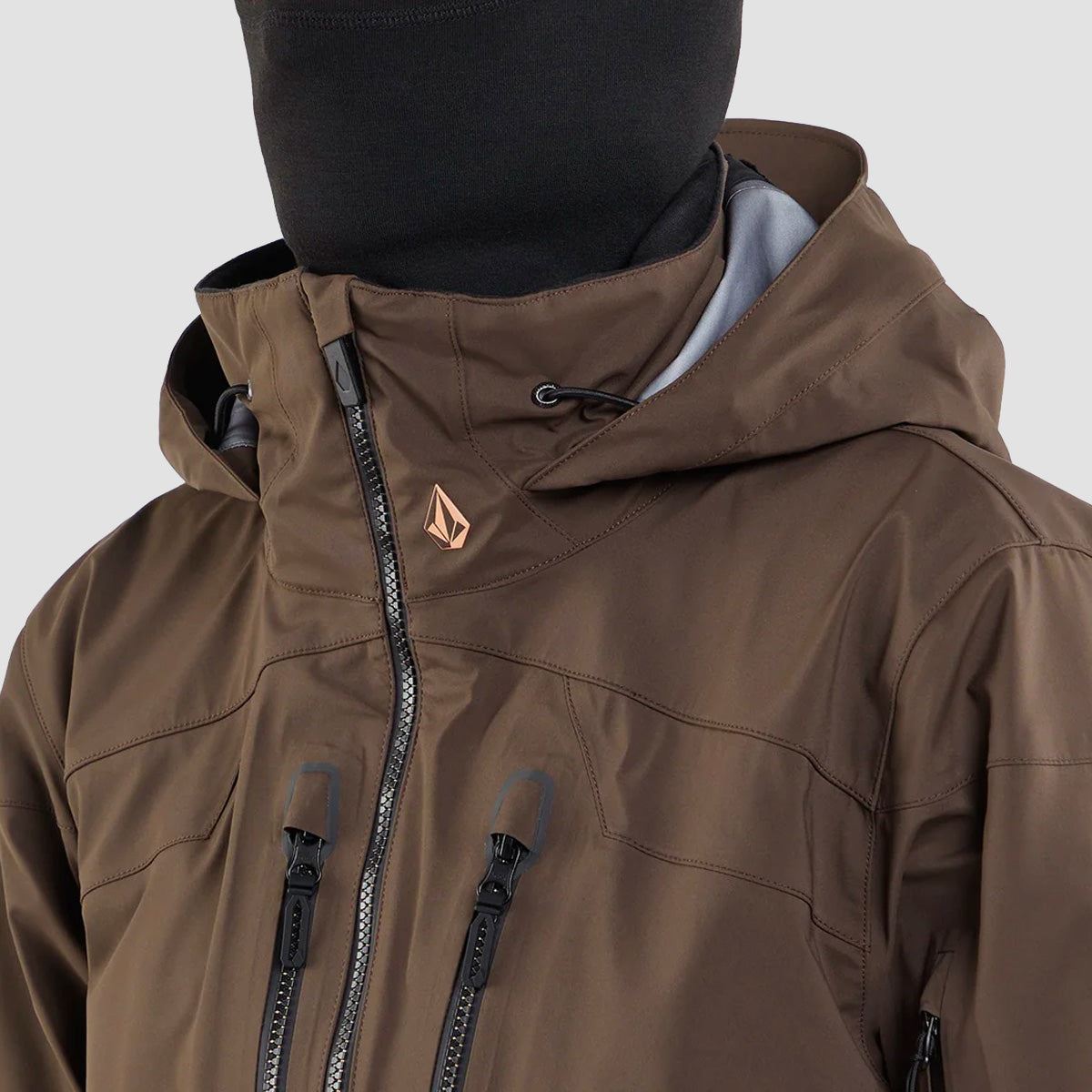 Volcom Guch Stretch Gore Snow Jacket Brown