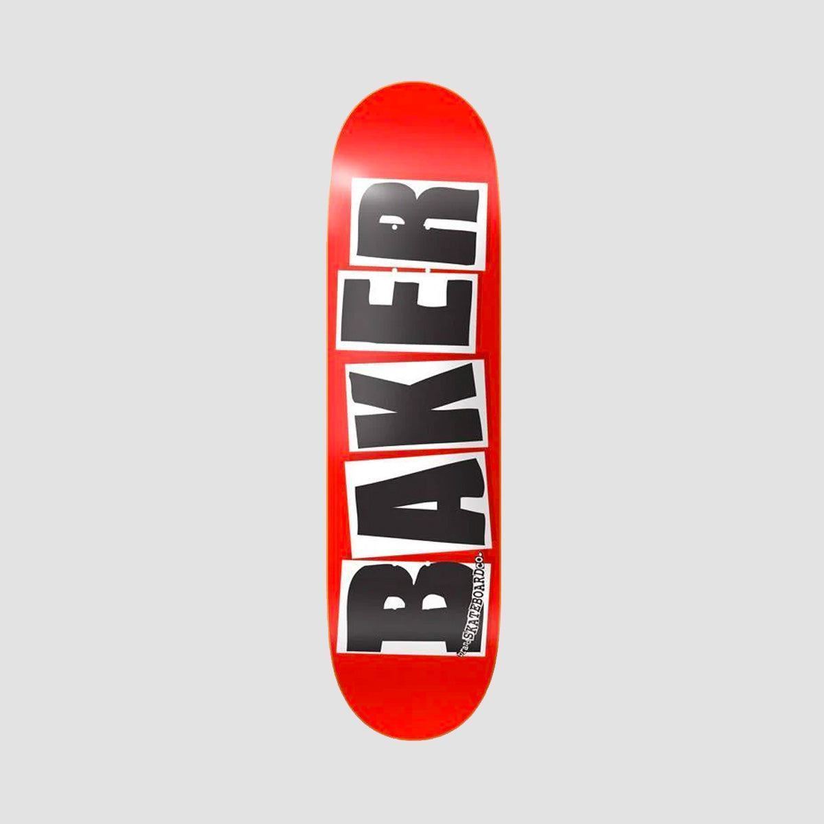 Baker Brand Logo Skateboard Deck Red/Black - 8.475"