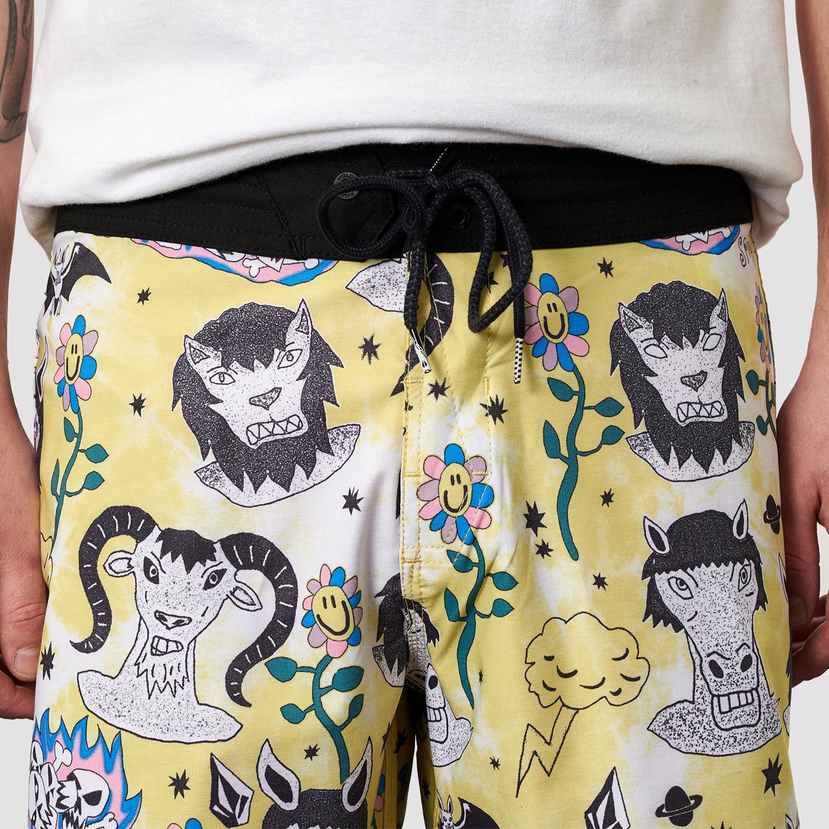 Volcom Surf Vitals Ozzy Stoney 19" Shorts Glimmer Yellow