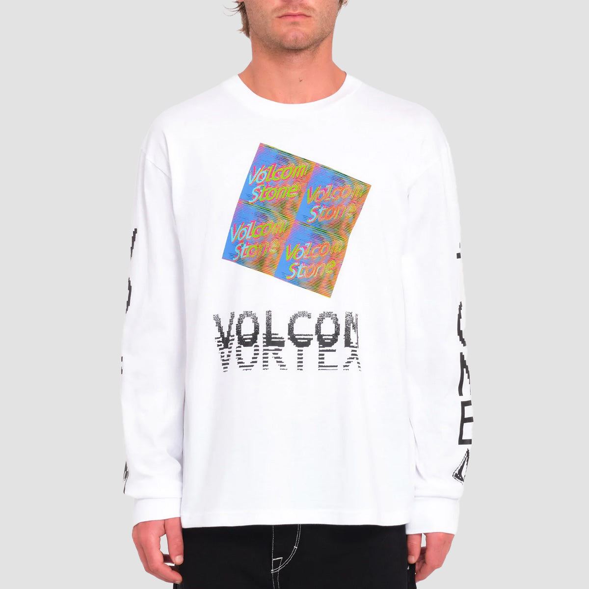 Volcom Fergadelic Longsleeve T-Shirt White