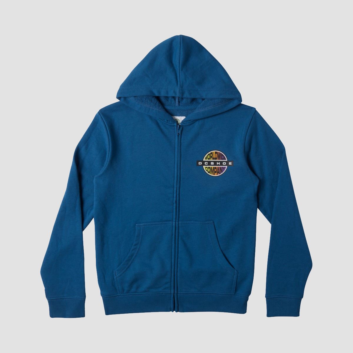 DC Core Zip Hoodie Dark Blue - Kids