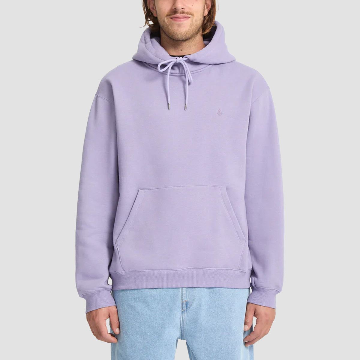 Volcom Single Stone PW Pullover Hoodie Purple Ash