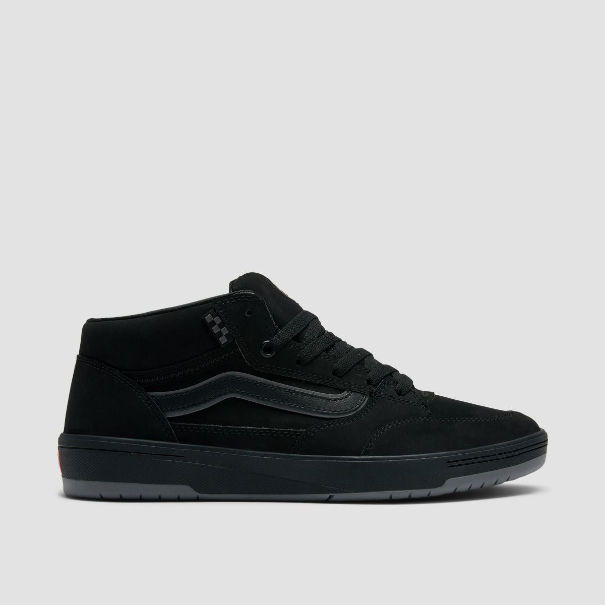 Vans Skate Zahba Mid Top Shoes - Black/Pewter