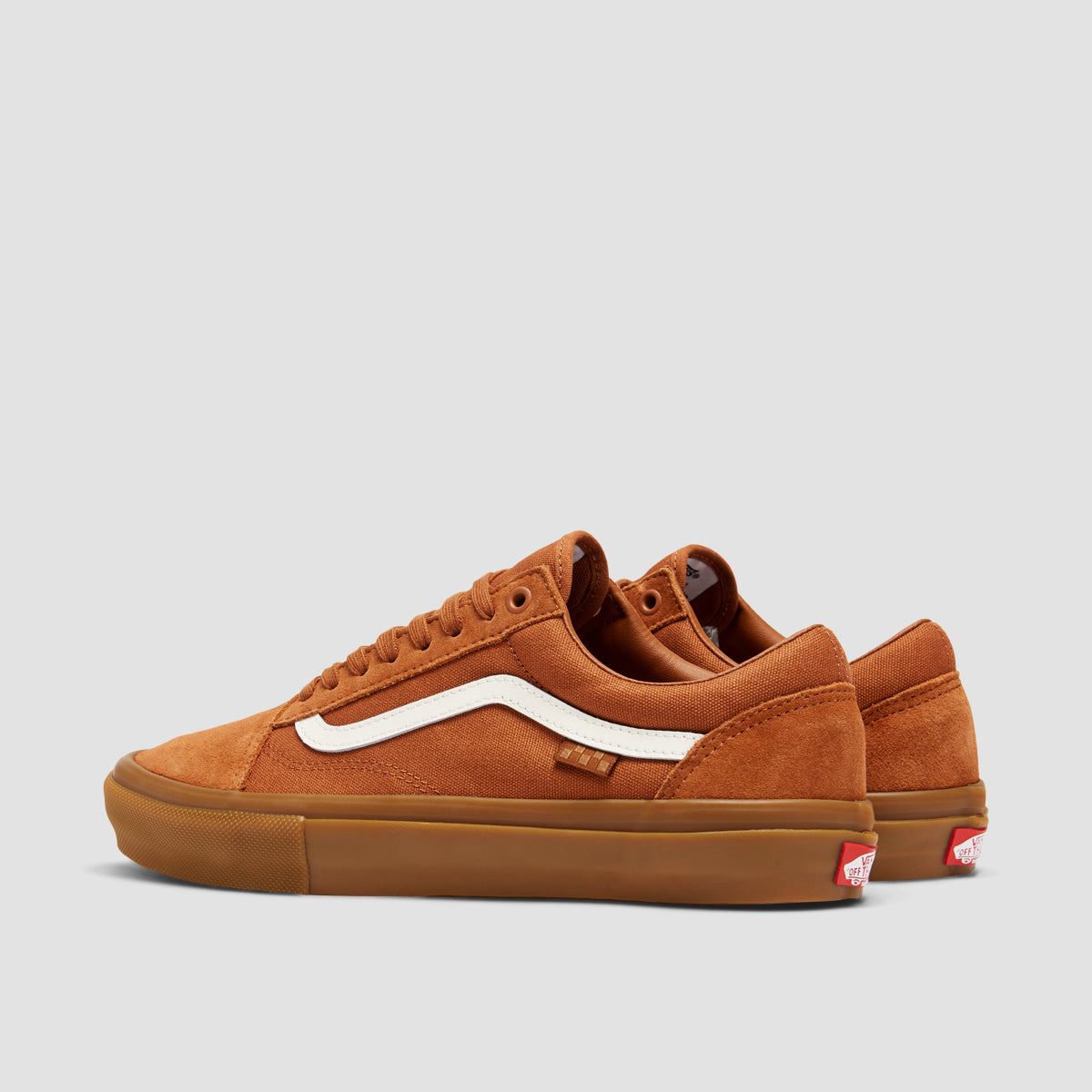 Vans Skate Old Skool Shoes - Brown/Gum