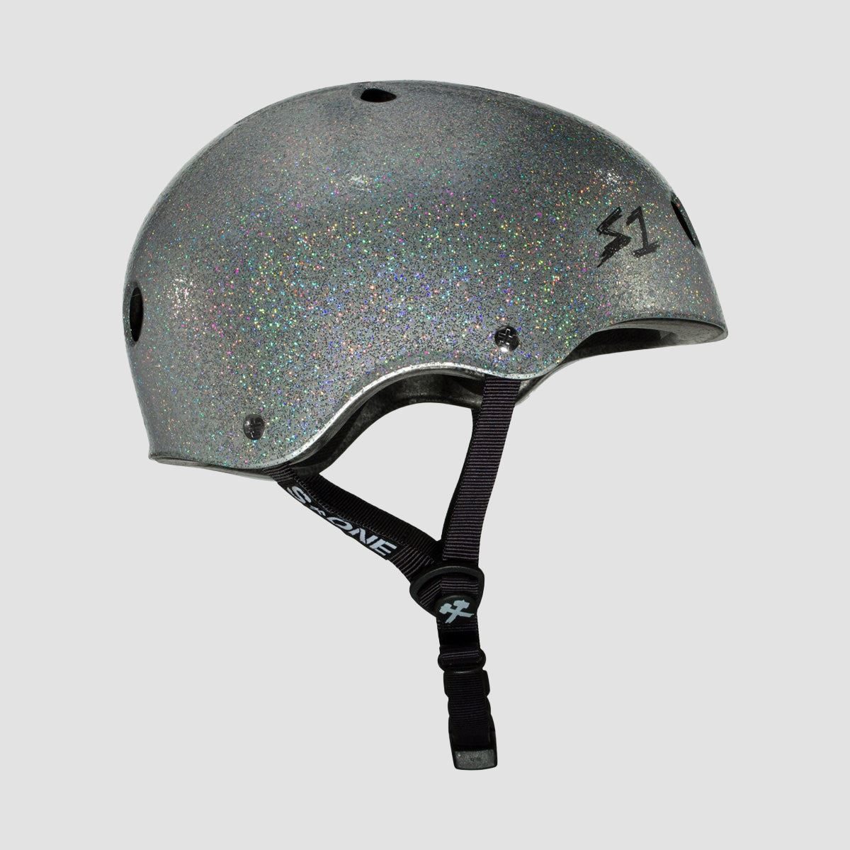 S1 Lifer Helmet Silver Gloss Glitter