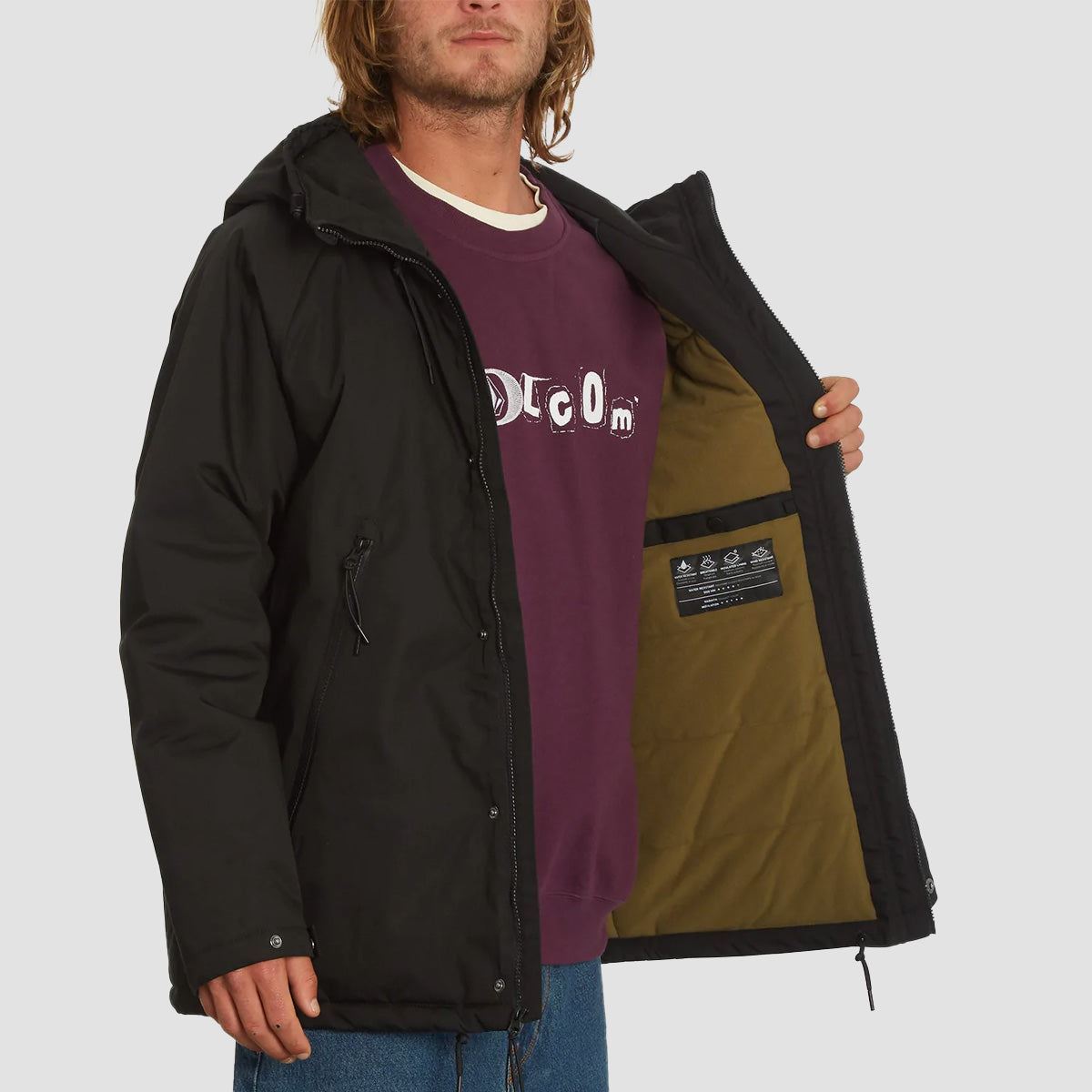 Volcom Stoke Stone Jacket Black