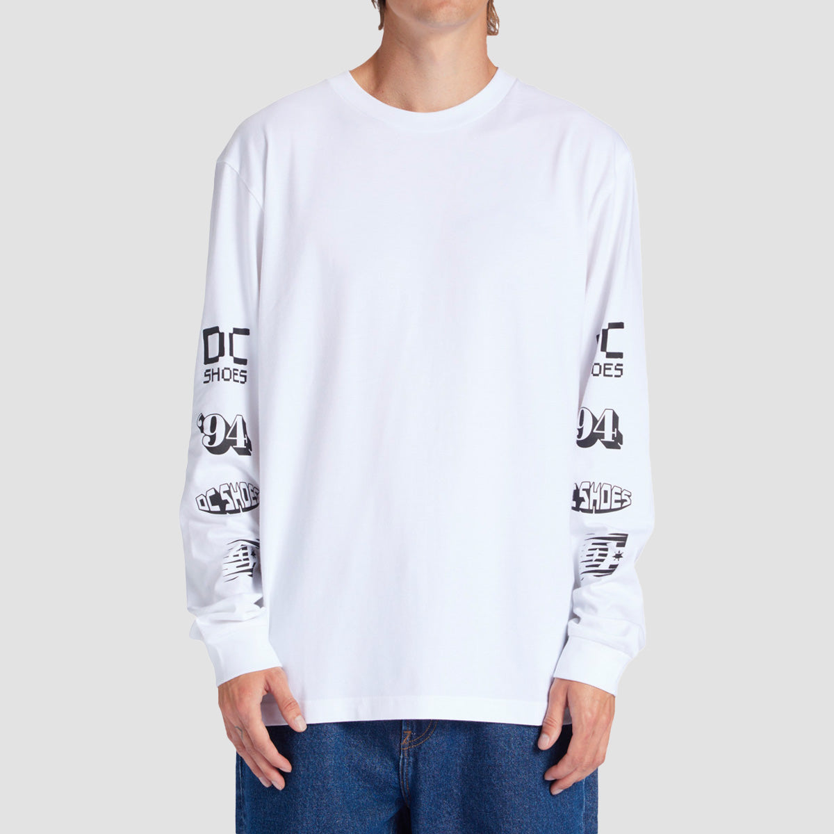 DC All Smiles Longsleeve T-Shirt White