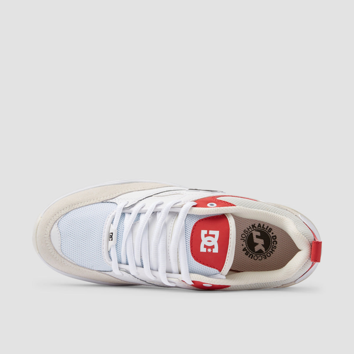 DC Ascend S Shoes - White/Red