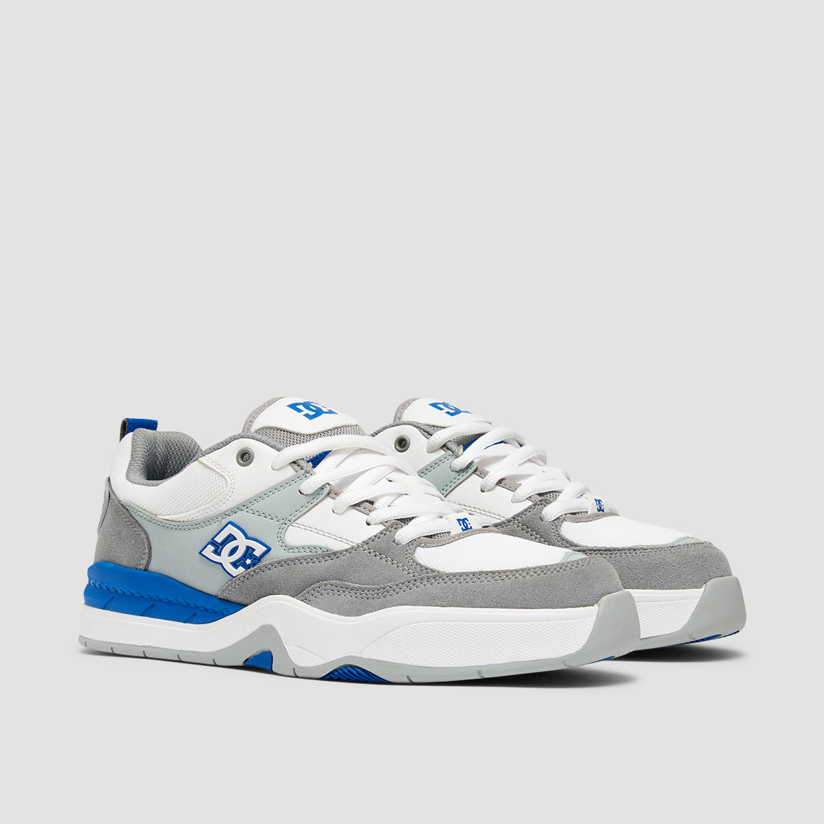 DC Ascend Shoes - White/Grey/Blue