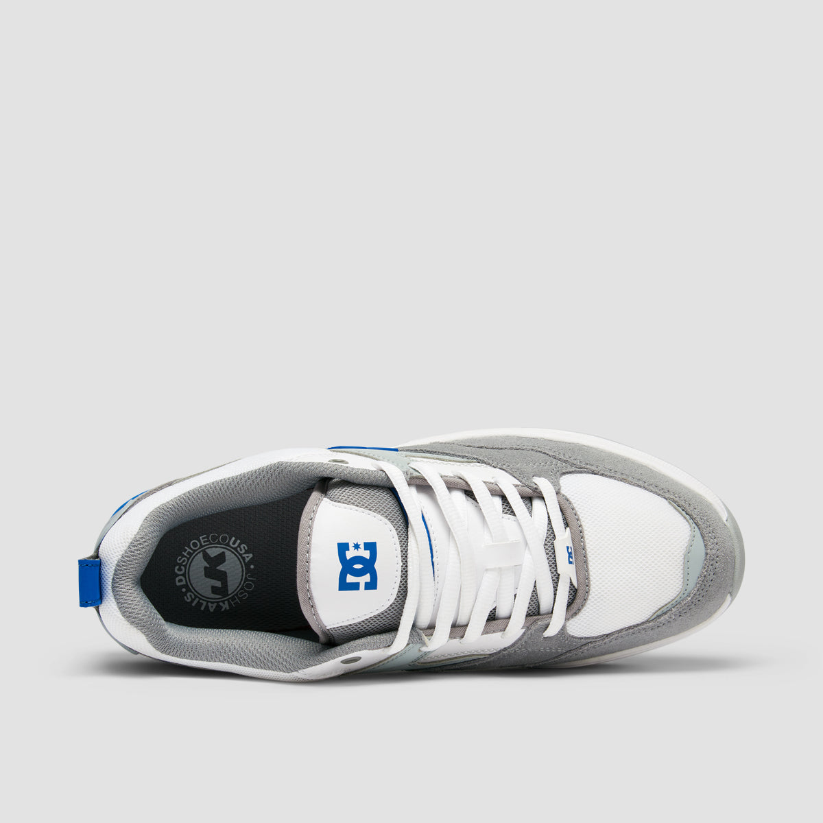 DC Ascend Shoes - White/Grey/Blue