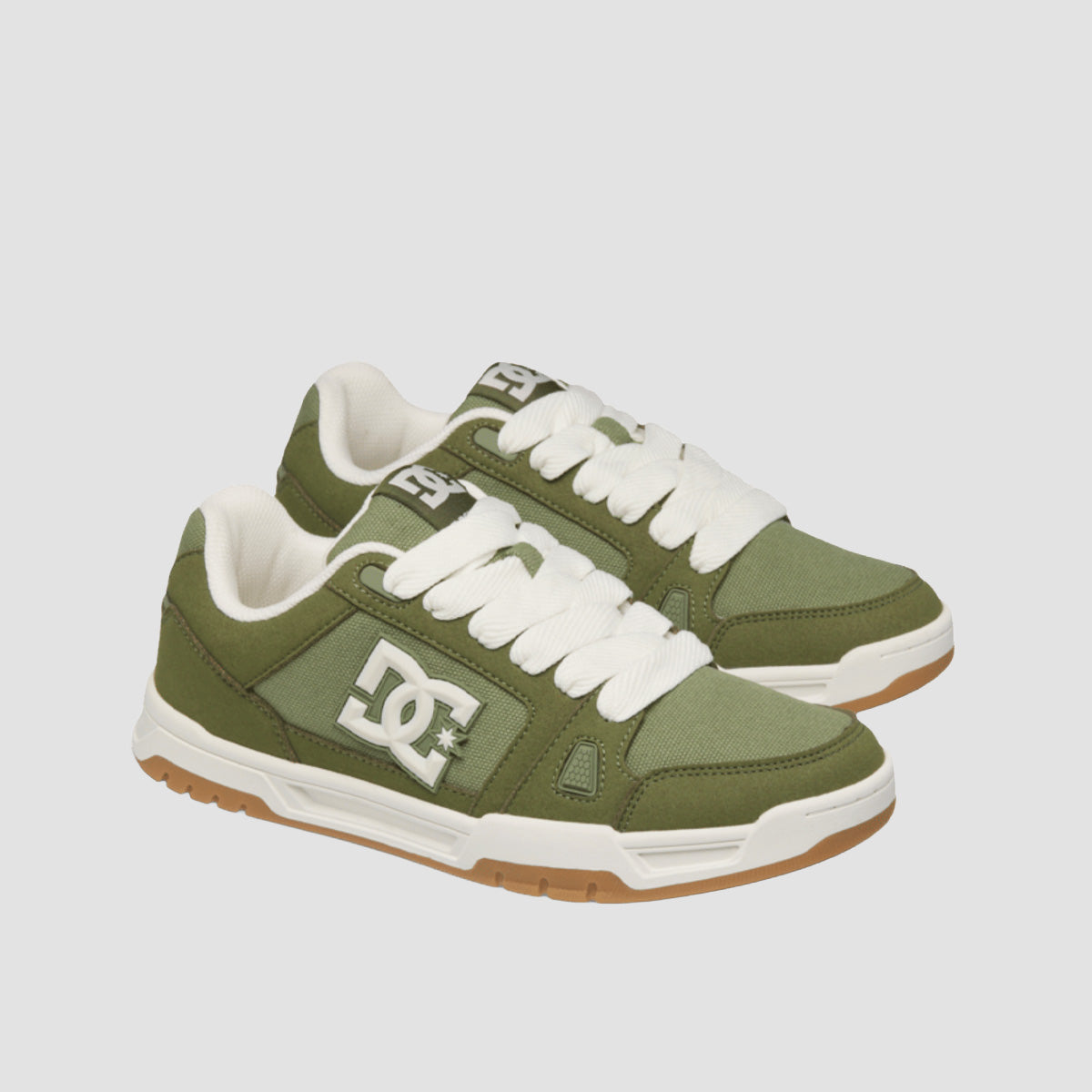 DC Axira Shoes - Olive/Offwhite