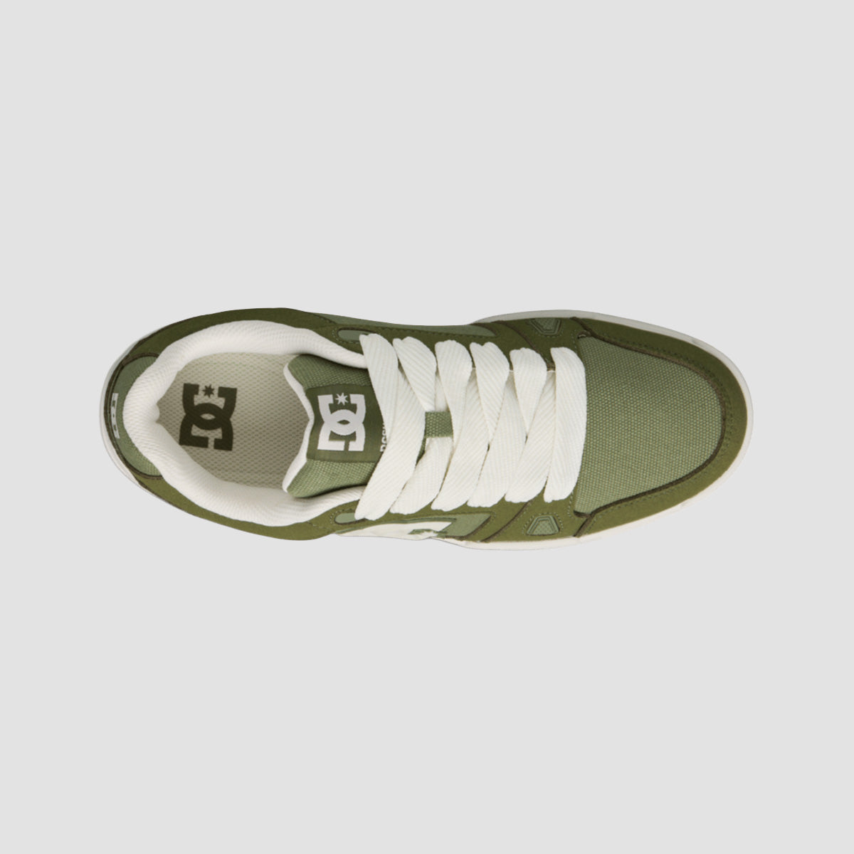 DC Axira Shoes - Olive/Offwhite
