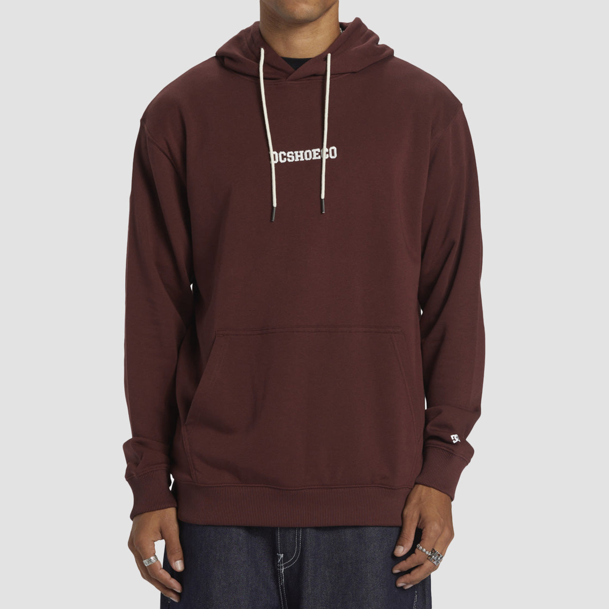 DC Baseline Pullover Hoodie Bitter Chocolate