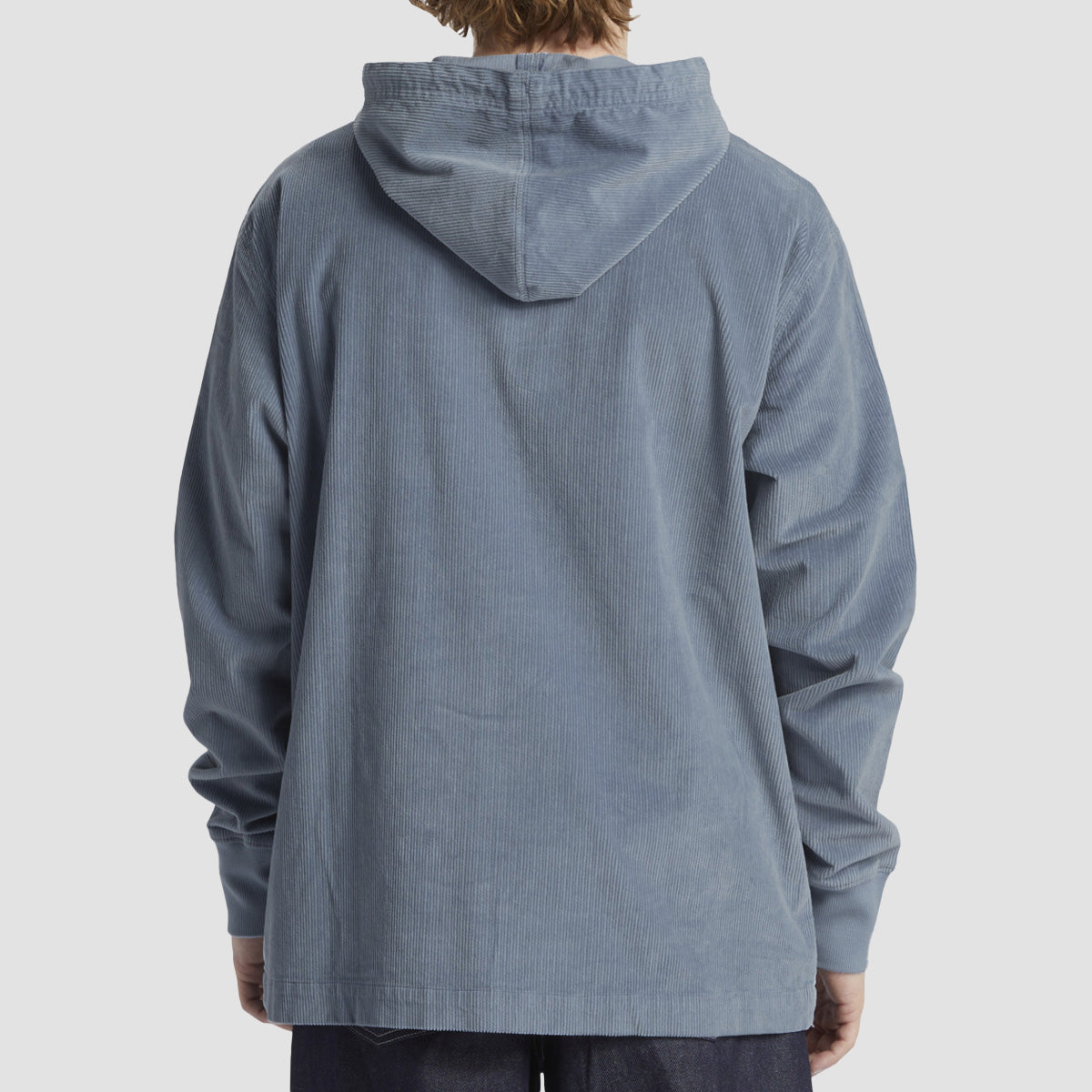 DC Belview Quarter Zip Pullover Hoodie Ashley Blue