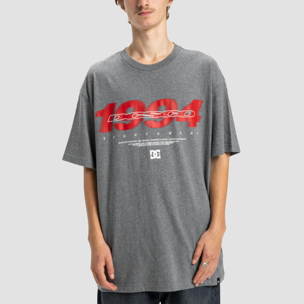 DC Blurry Years T-Shirt Dark Grey Heather