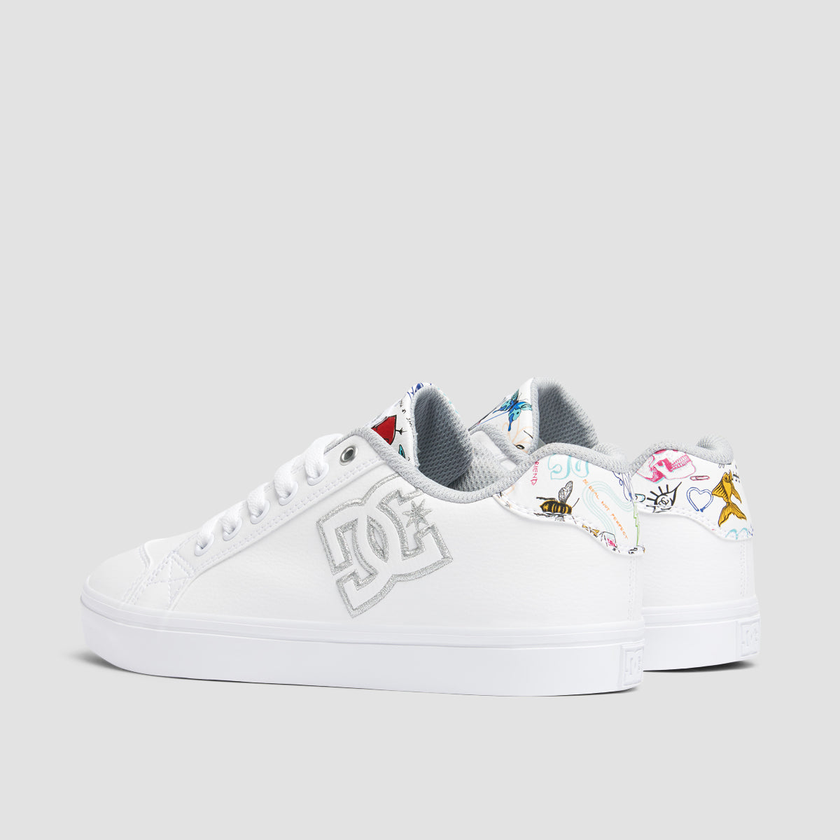 DC Chelsea Plus SE SN Shoes - White/Multi/Armor - Womens