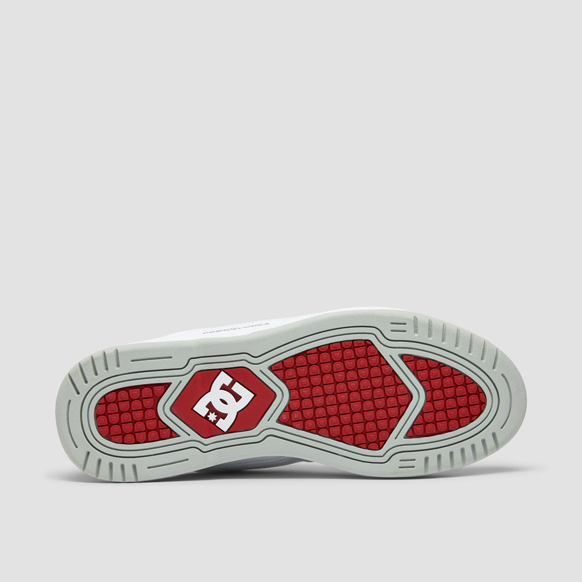 DC Construct Shoes - White/Red/Grey