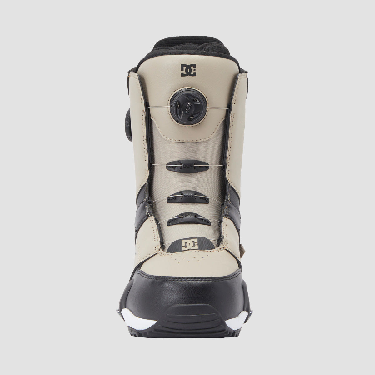 DC Control BOA Step On Snowboard Boots Light Brown/White