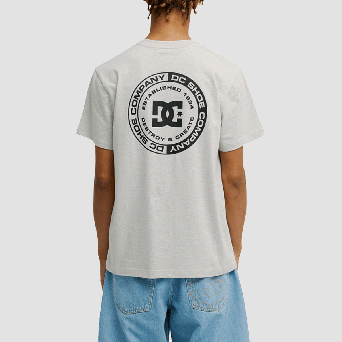 DC Corpo FB T-Shirt Light Heather Grey
