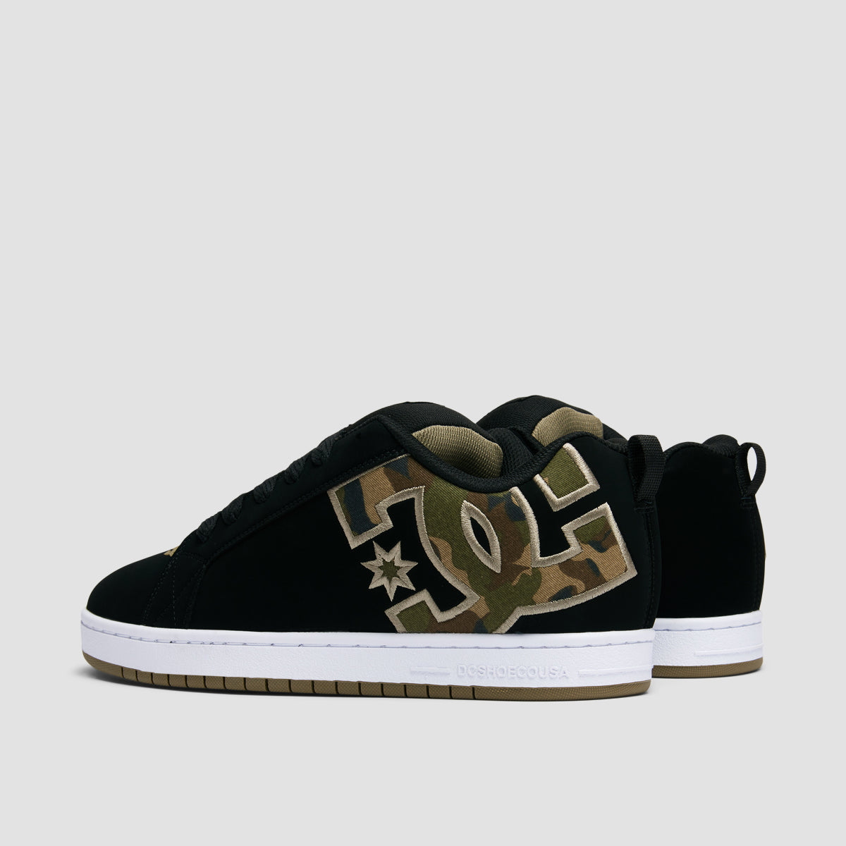 DC Court Graffik Shoes - Black/Black/Green