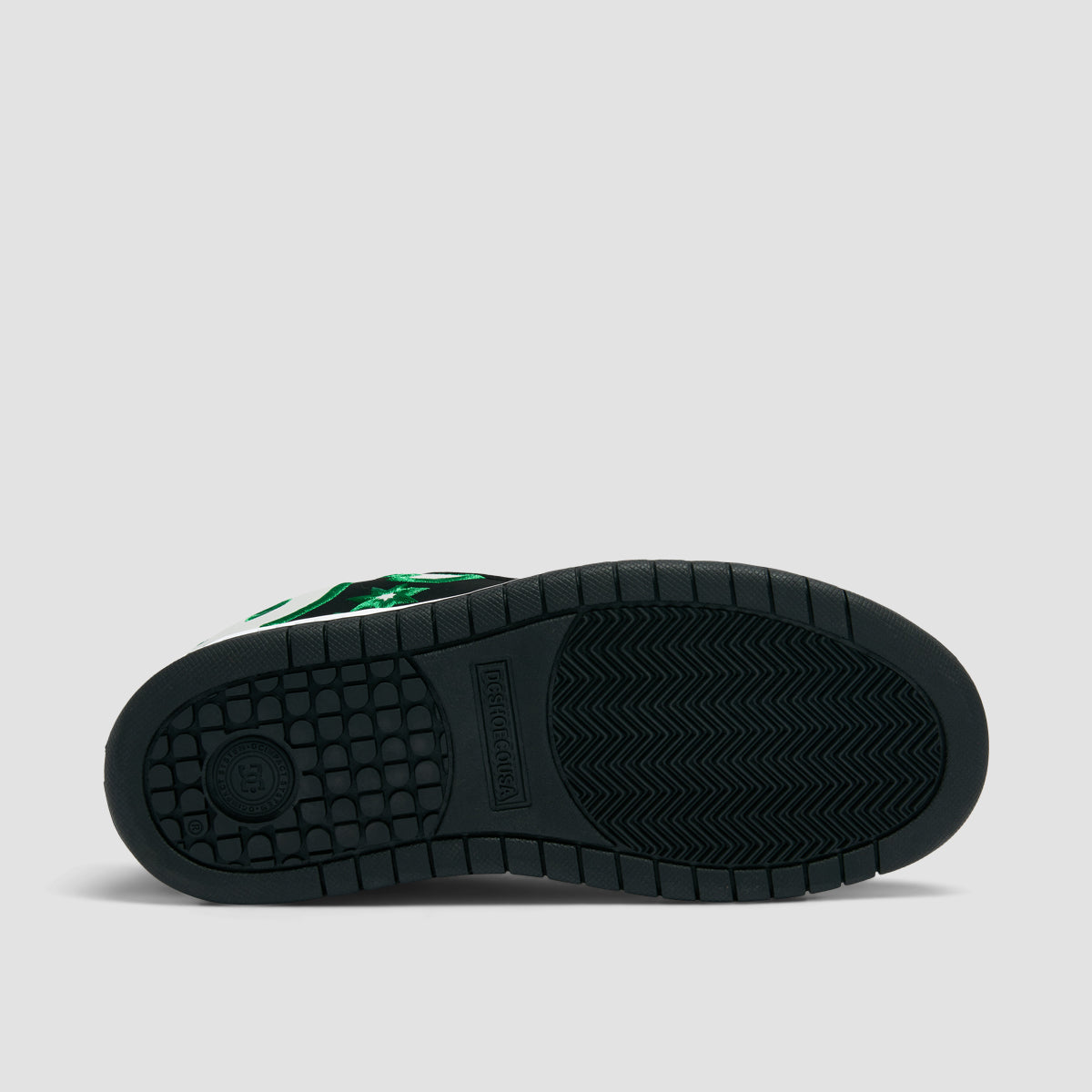 DC Court Graffik Shoes - Black/Kelly Green - Kids