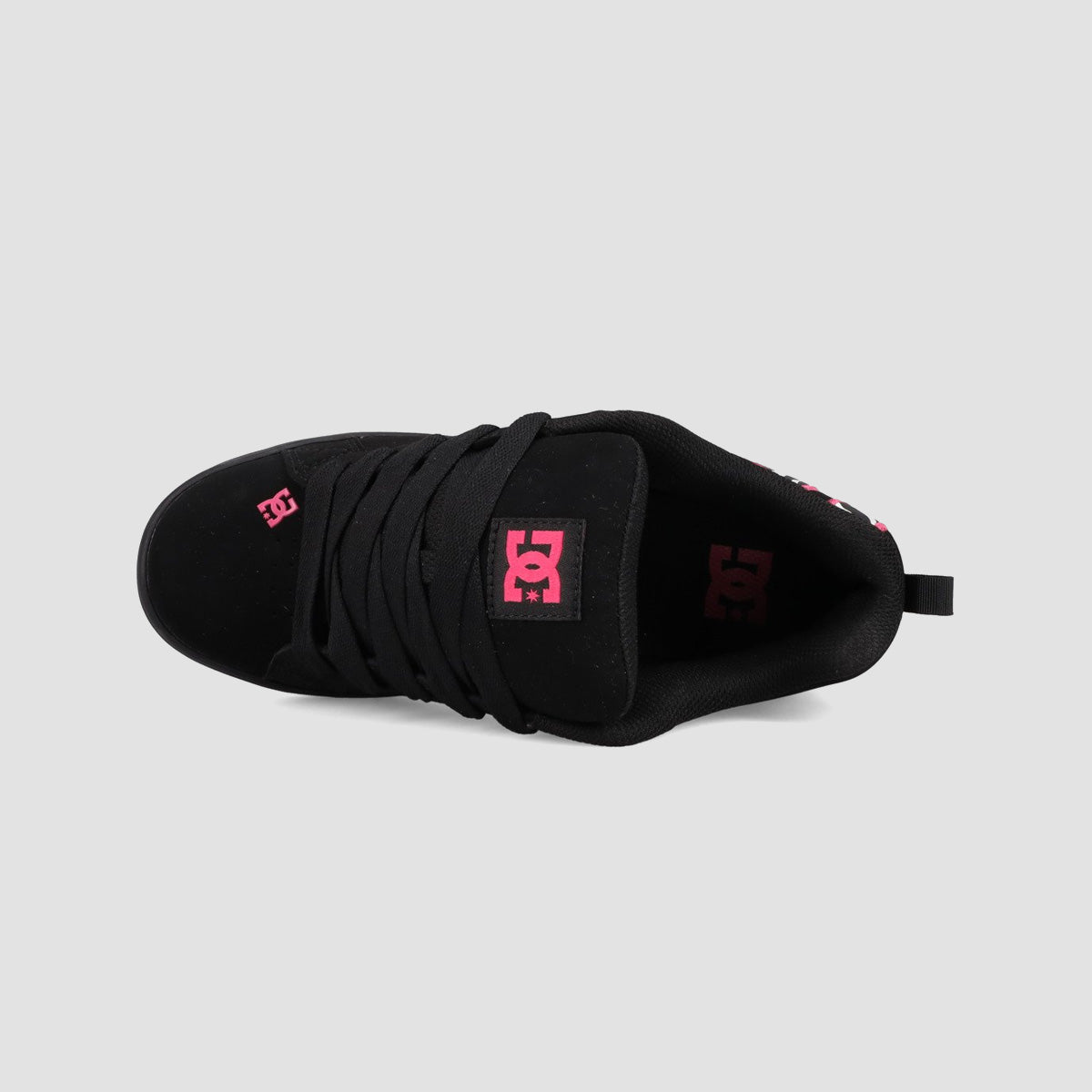DC Court Graffik Shoes - Black/Pink/Black - Womens
