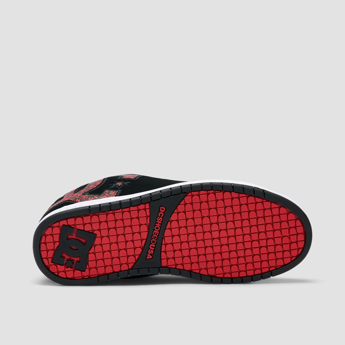 DC Court Graffik Shoes - Black/White/Red