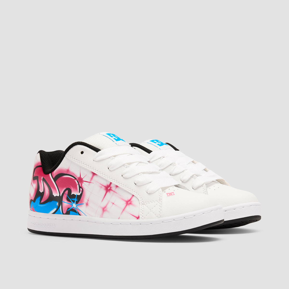 DC Court Graffik Shoes - Bright Rose - Womens