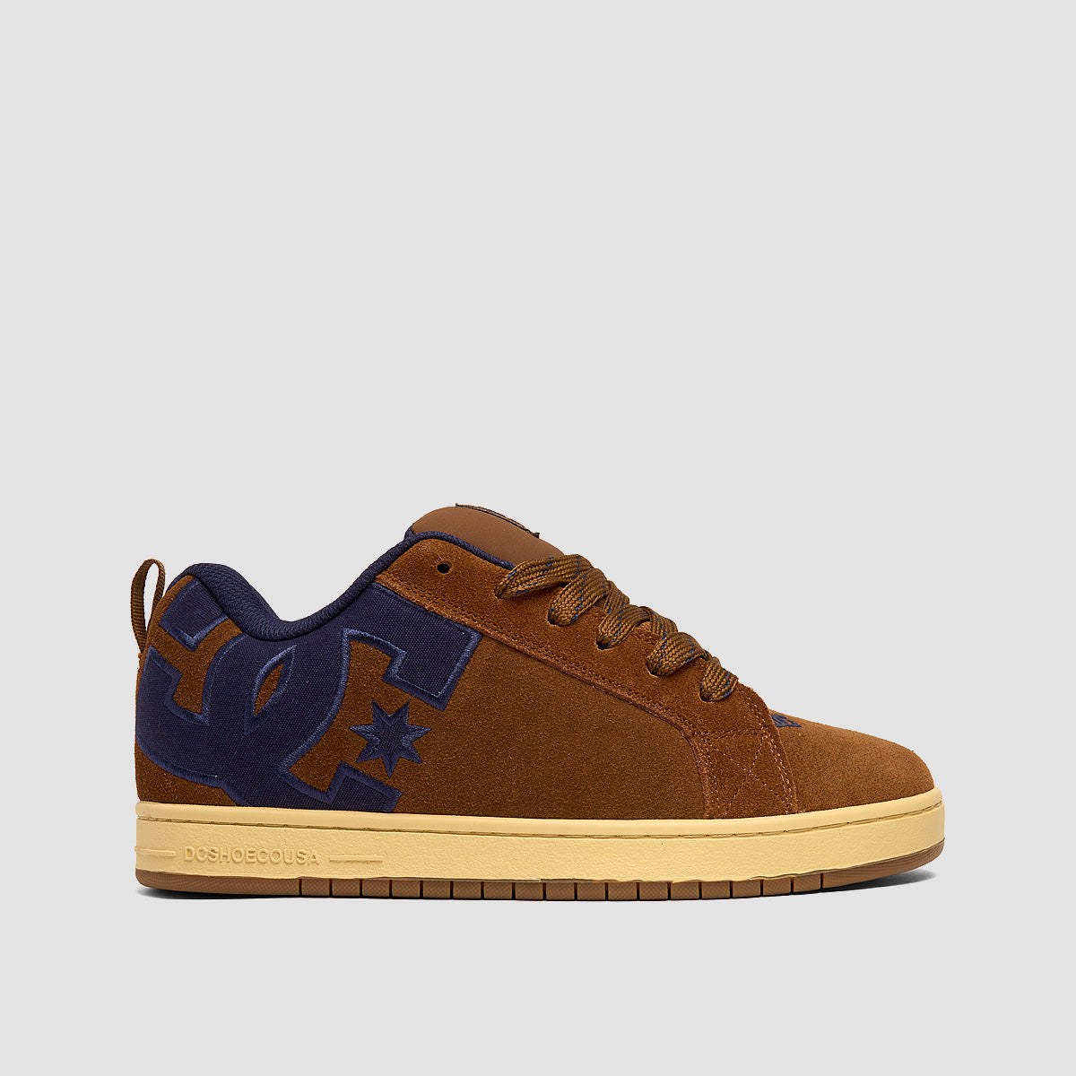 DC Court Graffik Shoes - Brown/Tan/Navy