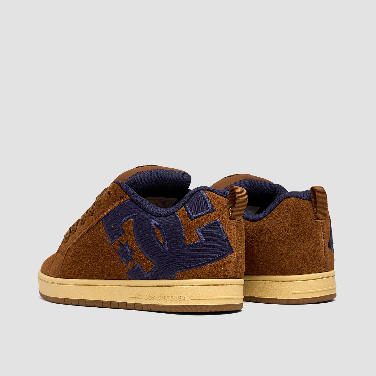 DC Court Graffik Shoes - Brown/Tan/Navy