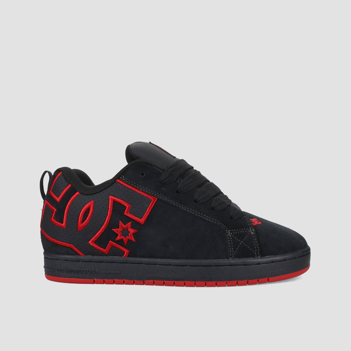 DC Court Graffik Shoes - Dark Grey/Red