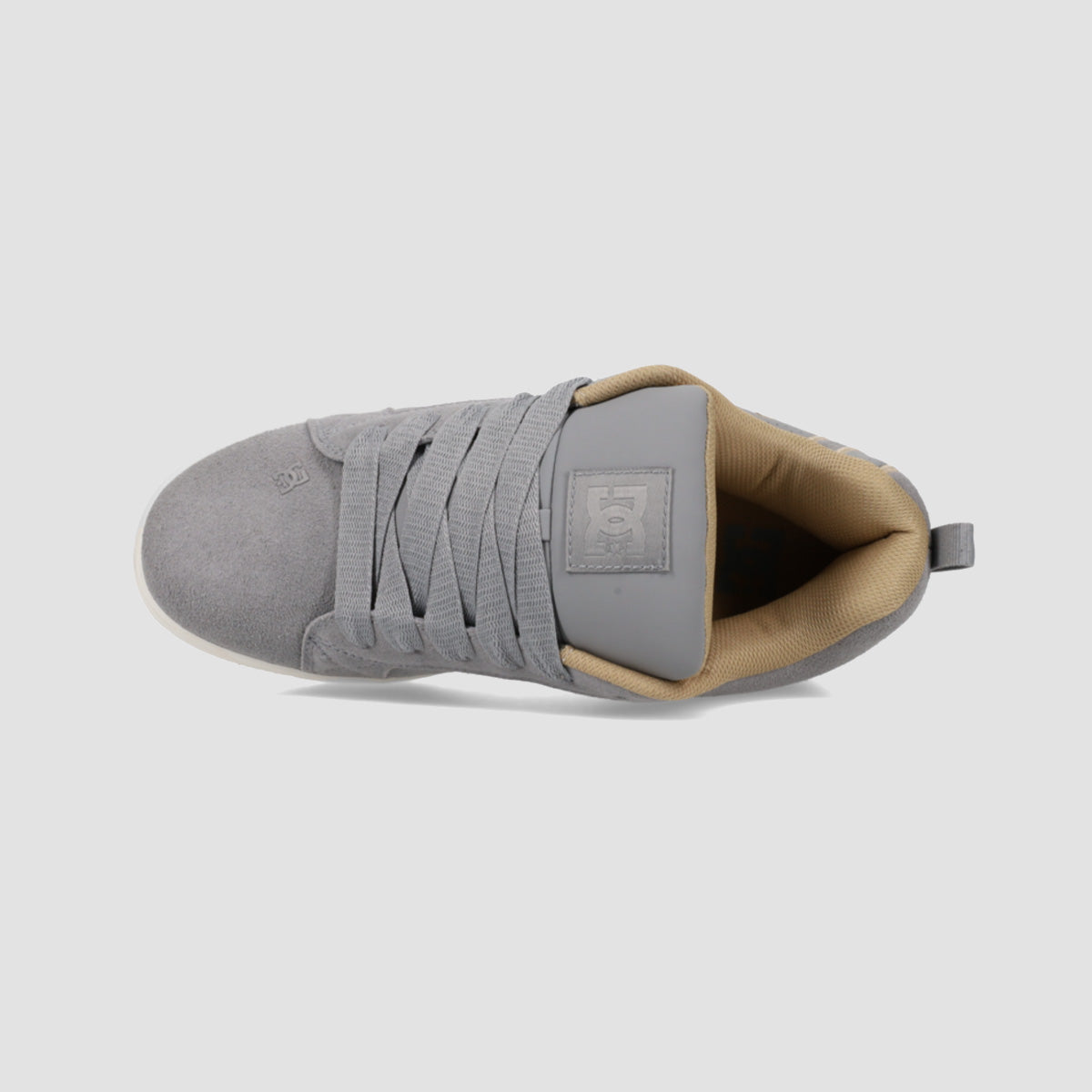 DC Court Graffik Shoes - Grey/Tan/Off White
