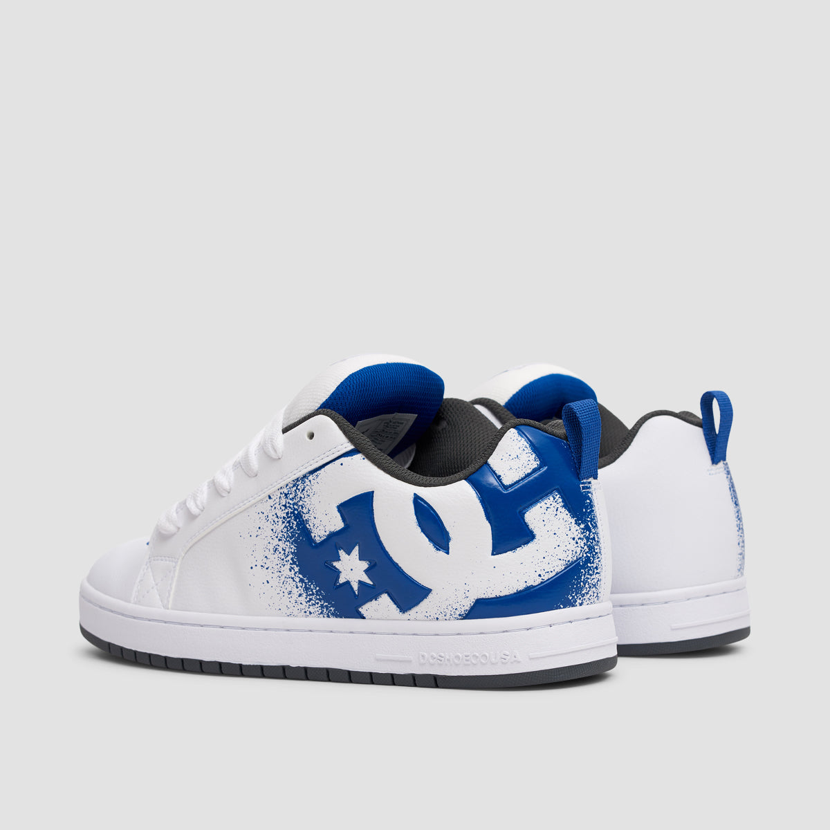 DC Court Graffik Shoes - White/Blue/Grey