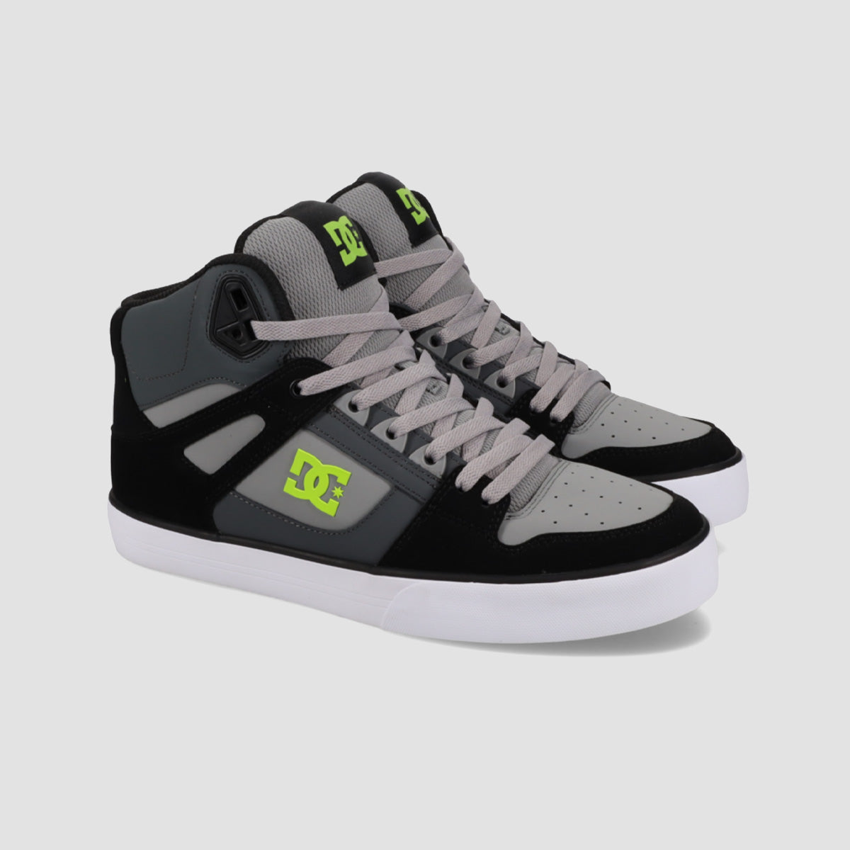 DC DC Pure High-Top WC Shoes - Black/Lime