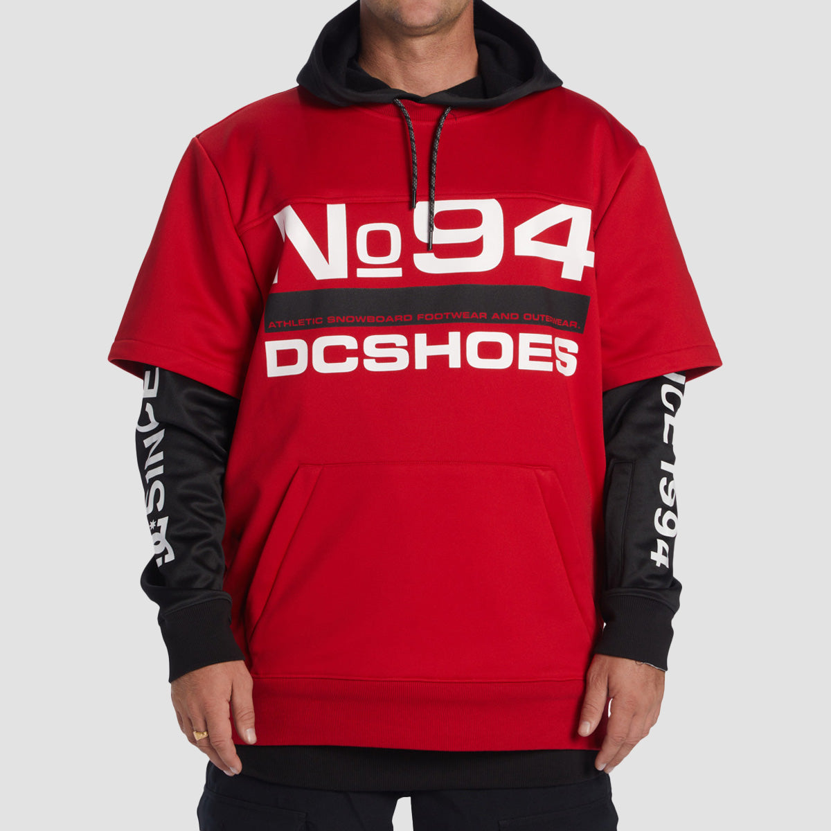 DC Dryden Snow Pullover Hoodie Barbados Cherry