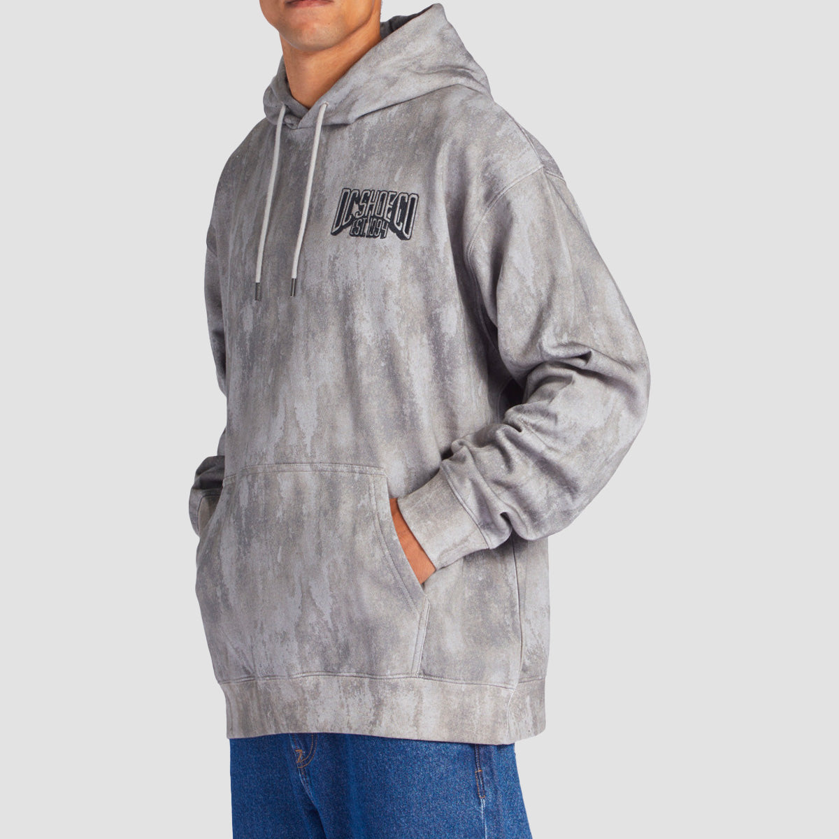 DC Hangar Pullover Hoodie Grey Stone