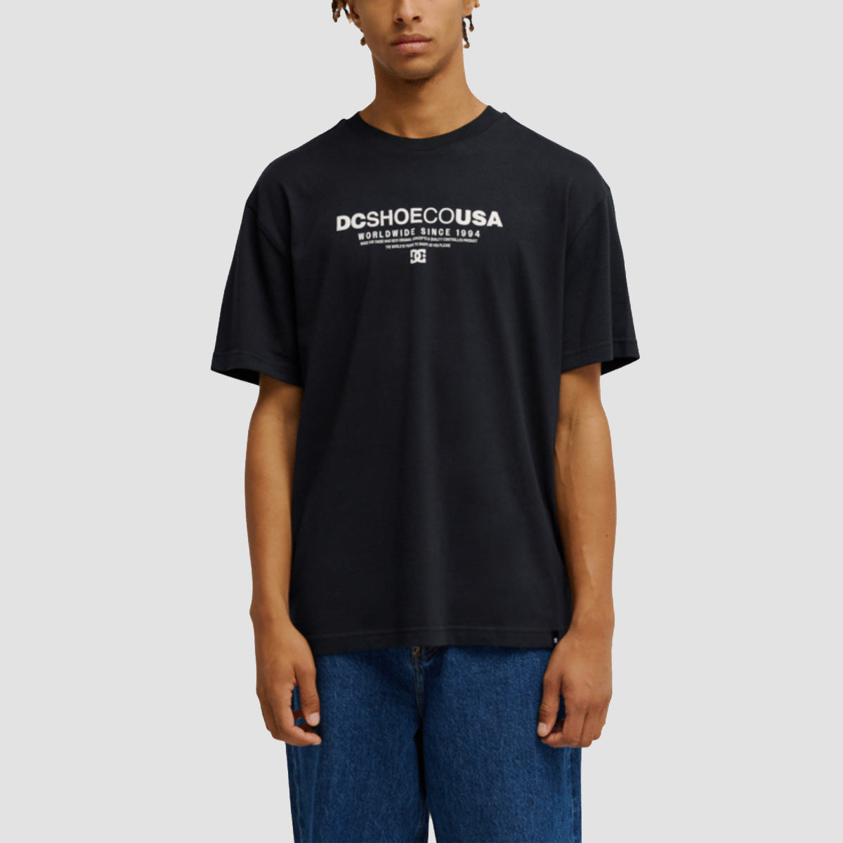 DC Heritage Font T-Shirt Black