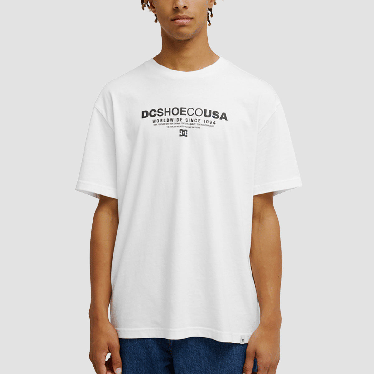 DC Heritage Font T-Shirt White