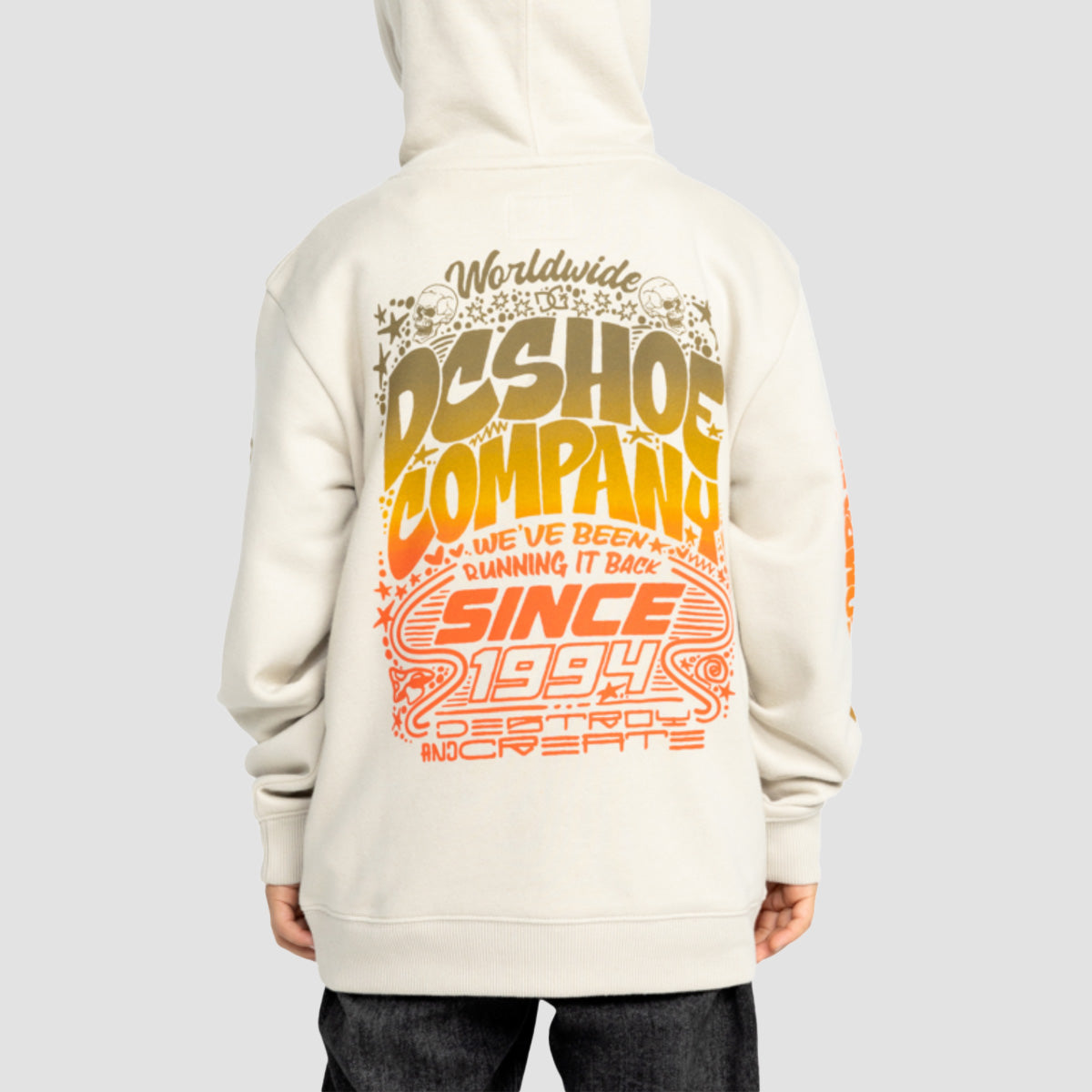 DC Hot Box Pullover Hoodie Pelican - Kids