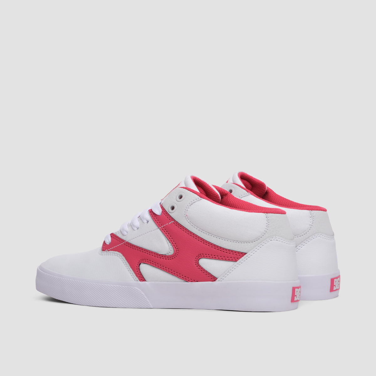 DC JK V Mid 0Waste Shoes - White/Grey/Red