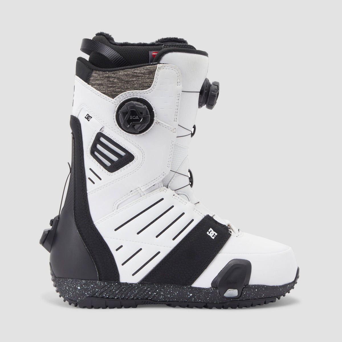 DC Judge BOA Step On Snowboard Boots White/Black Print