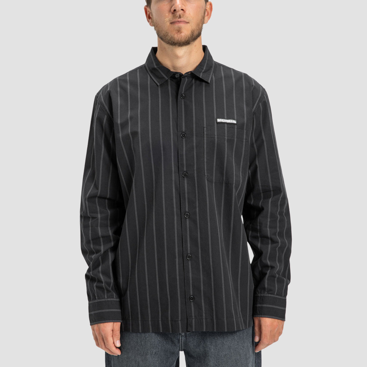 DC Long Lines Longsleeve Shirt Black