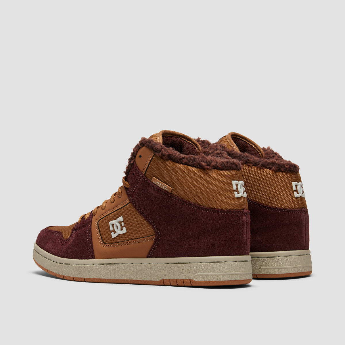 DC Manteca 4 Hi WR High Top Shoes - Brown/Brown/White