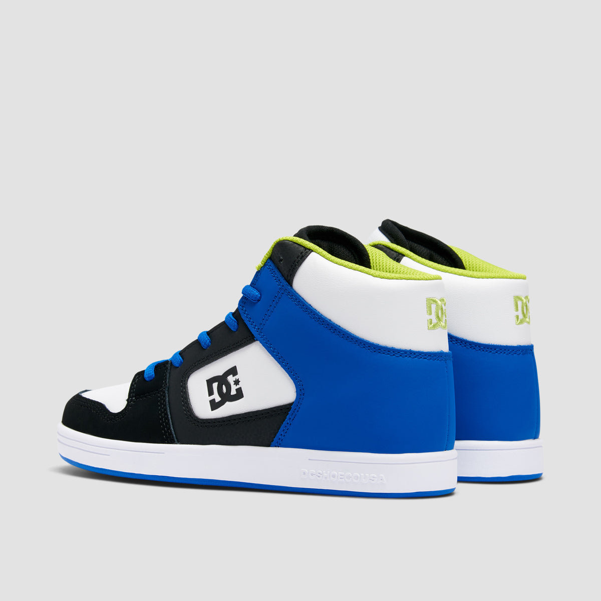 DC Manteca 4 High Top Shoes - Black/Blue/Green - Kids